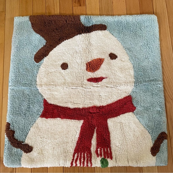 Christmas/Winter Snowman Bath Rug - Picture 2 of 6